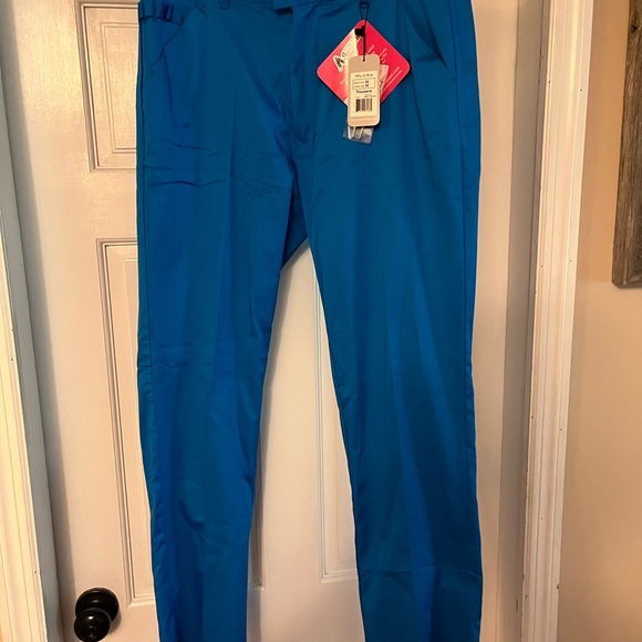 Royal and Awesome Men`s Golf Pants Why So Blue Golf Pants Waist 32